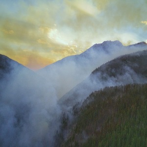 wildfire mountains